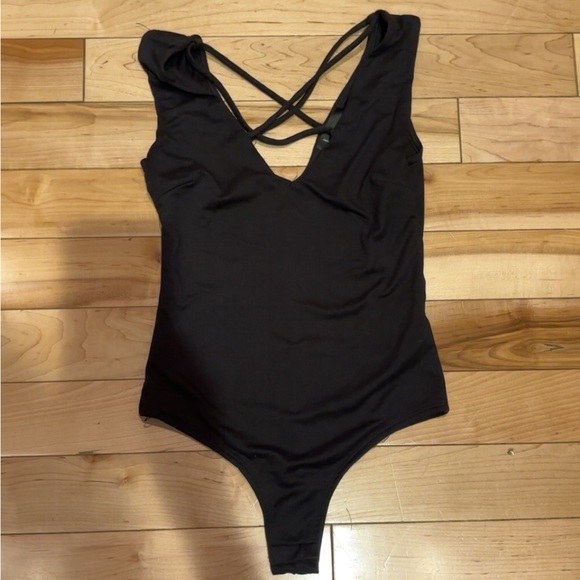 LULU’S SOMEONE GREAT BLACK BODYSUIT - Picture 3 of 6